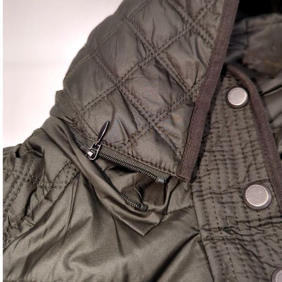 Andrew Marc New York Womens XL Full Zip Quilted Puffer Long Sleeve Jacket Coat - Picture 9 of 12